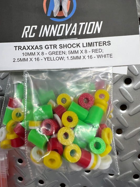 Shock Internal Limiters - Fit Traxxas GTR Shocks