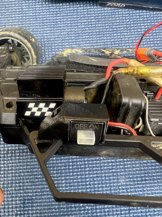 Losi NASCAR ESC Switch Relocation