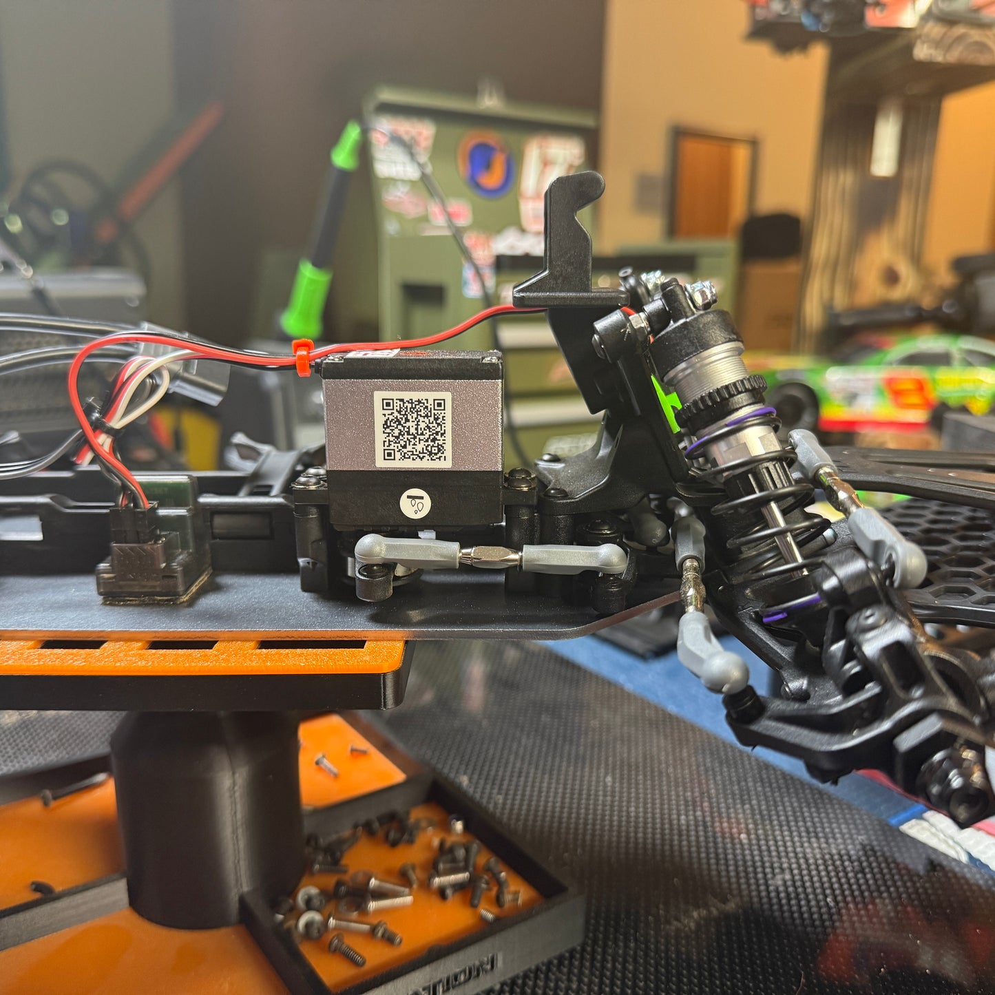 Losi 22S Dirt Late Model MyLaps/MRT Transponder Mount