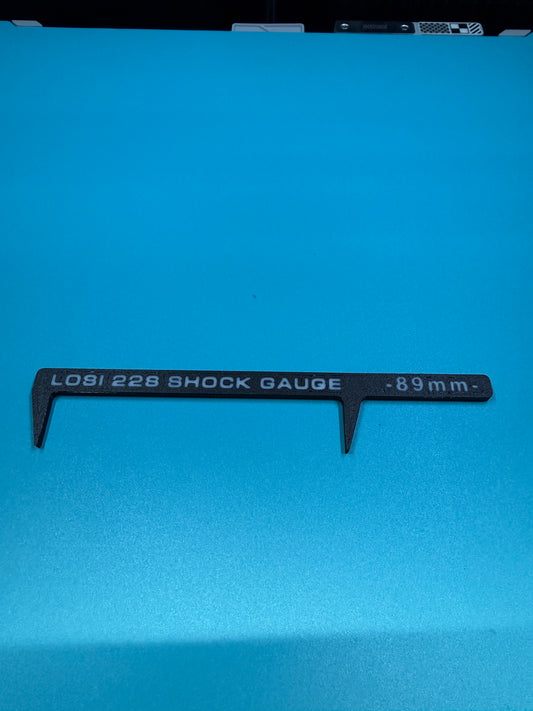 Box Stock Quick Check Gauge - Losi 22S Sprint Shock Gauge
