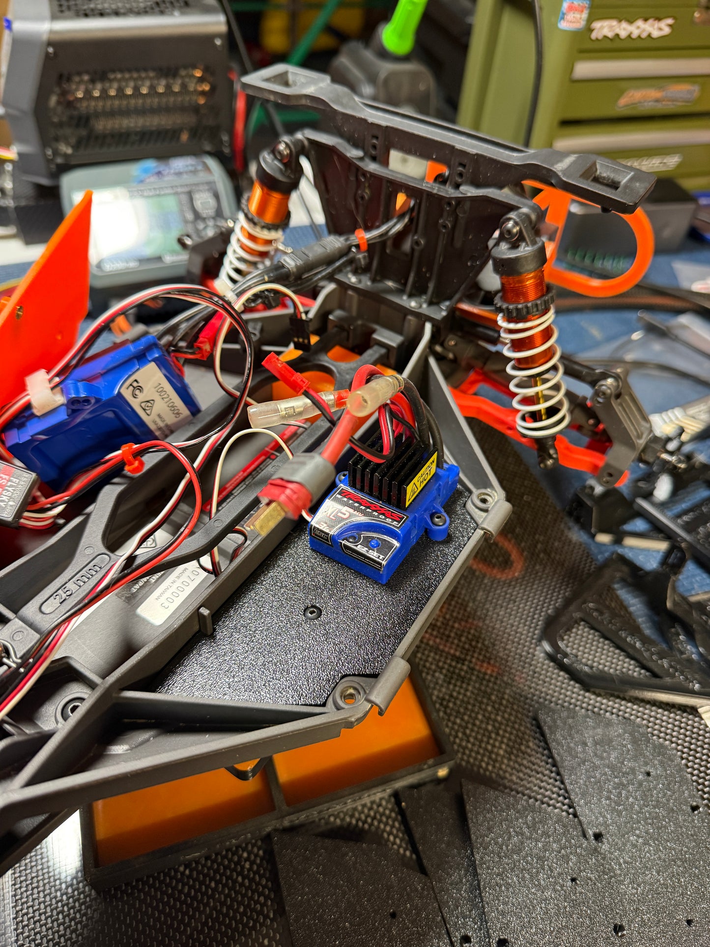 LCG Chassis Plate with XL5 ESC Mounting Location