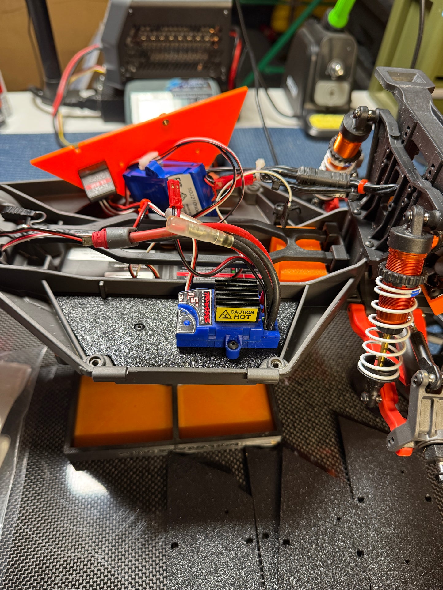 LCG Chassis Plate with XL5 ESC Mounting Location